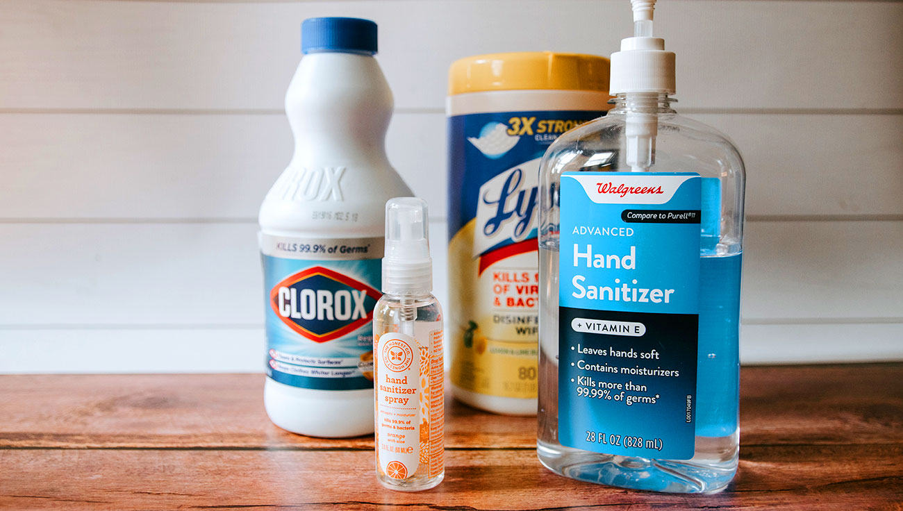 Cleaning products Eco-friendly cleaning products used by Awesome Cleaning Services Ltd in Hertfordshire